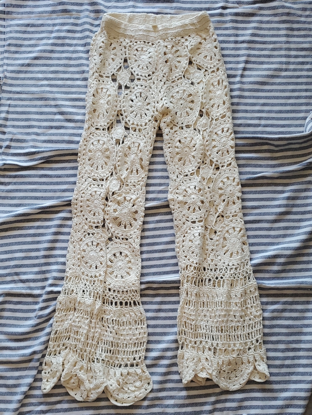 Akoia Swim Crocheted Cotton Pants